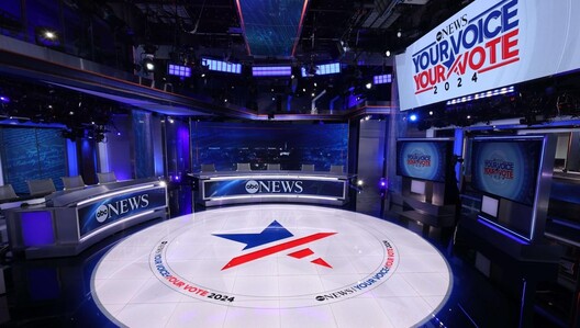 Your first look at the "Election Night 2024: Your Voice/Your Vote" set
